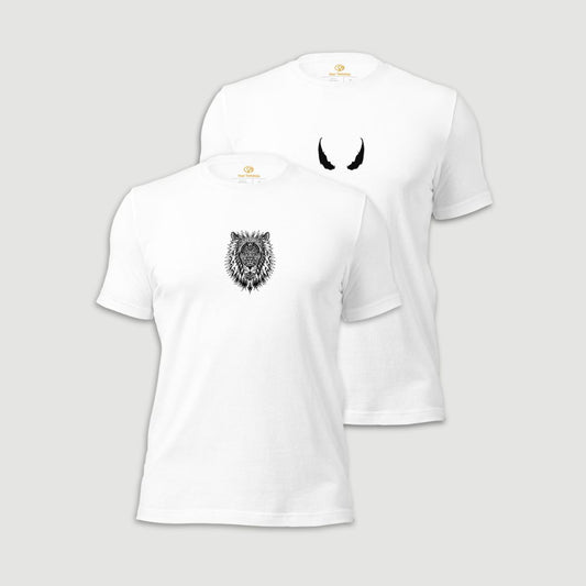 Pack 2 Camisetas blancas Majesty x Exclusive Eye